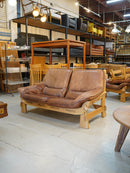 Maison Regain <br>レザー 2シーターソファ <br>1960's , France <br>大和店