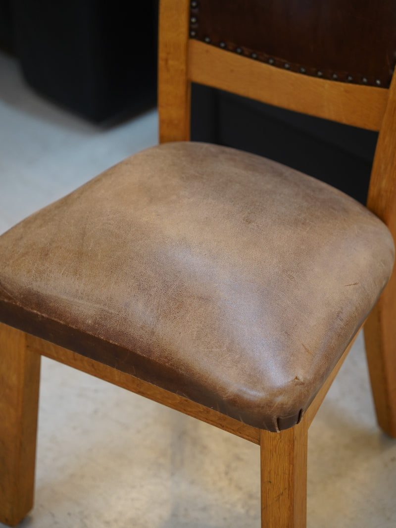 オークウッド レザー ダイニングチェア <br> 大和店 - ヴィンテージ SHARK ATTACK