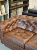 レザー 3シーターソファ<br> 大和店 - ヴィンテージ SHARK ATTACK