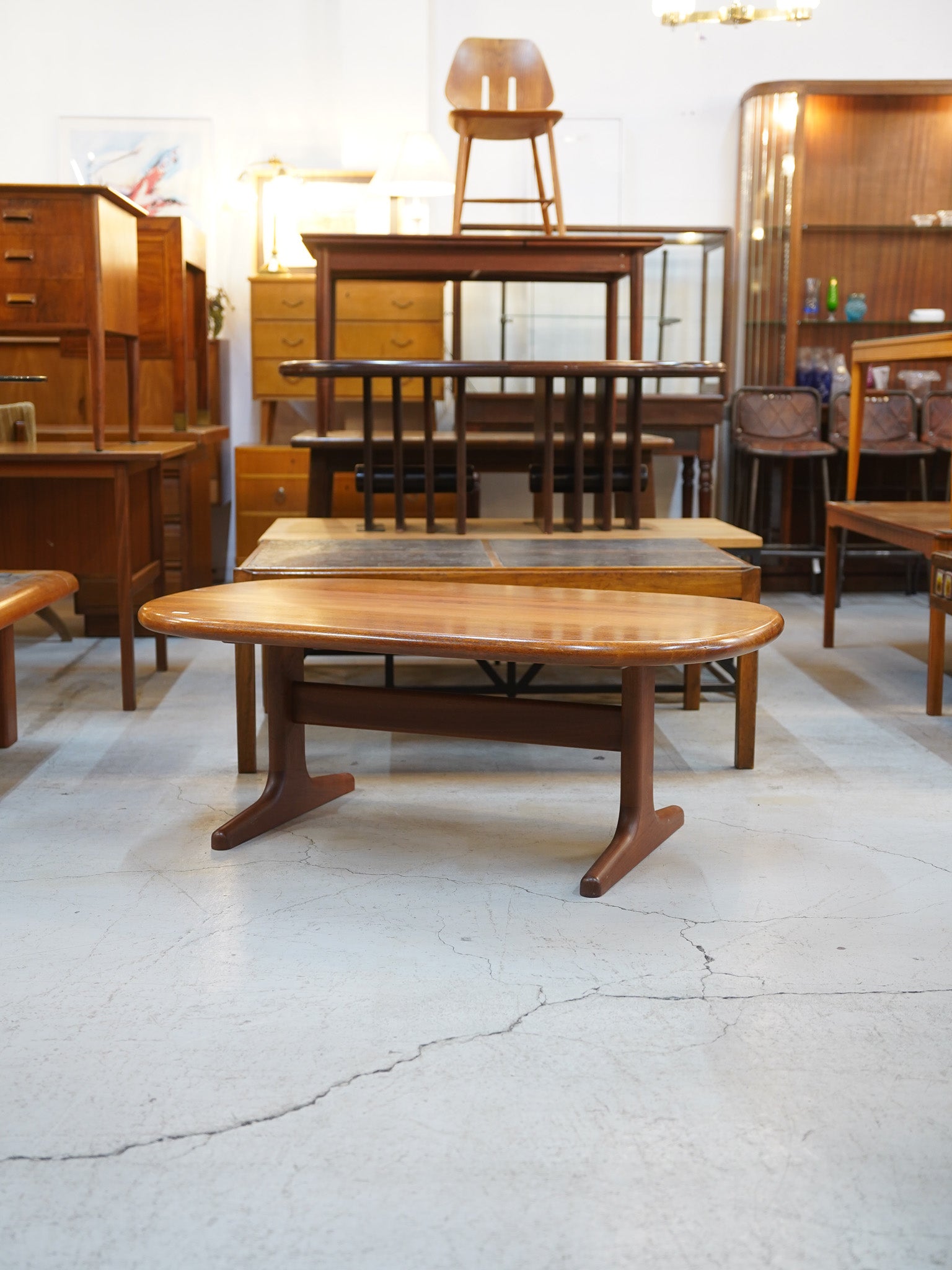 Glostrup Møbelfabrik - チークウッド コーヒーテーブル - 1970's , Denmark - TAMAGAWA BASE