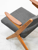 Randers Møbelfabrik , Arne Hovmand Olsen <br>ファブリック ラウンジチェア <br>1950's -1960's , Denmark <br> bob's box