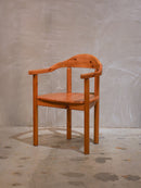 Hirtshals Savvaerk社 , Rainer Daumiller <br>パインウッド ダイニングチェア <br>1980's,Denmark<br>bob's box - ヴィンテージ SHARK ATTACK