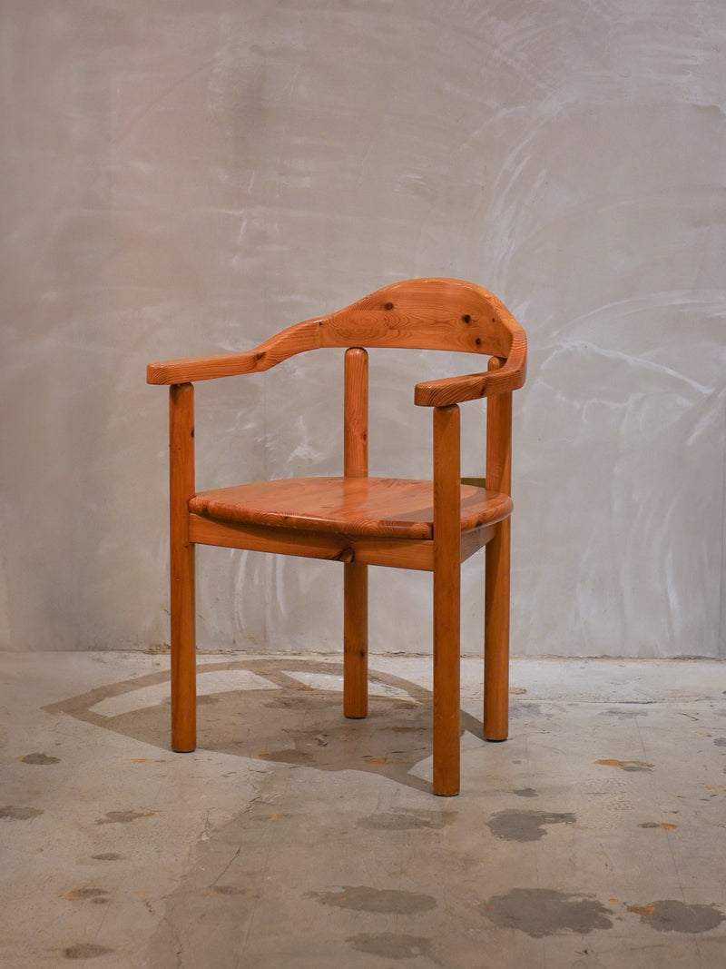 Hirtshals Savvaerk社 , Rainer Daumiller <br>パインウッド ダイニングチェア <br>1980's,Denmark<br>bob's box - ヴィンテージ SHARK ATTACK