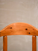 Hirtshals Savvaerk社 , Rainer Daumiller <br>パインウッド ダイニングチェア <br>1980's,Denmark<br>bob's box - ヴィンテージ SHARK ATTACK