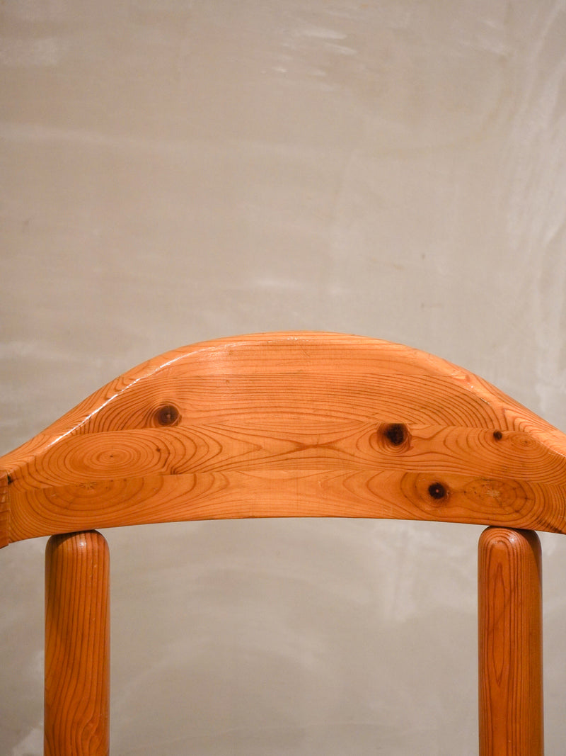 Hirtshals Savvaerk社 , Rainer Daumiller <br>パインウッド ダイニングチェア <br>1980's,Denmark<br>bob's box - ヴィンテージ SHARK ATTACK