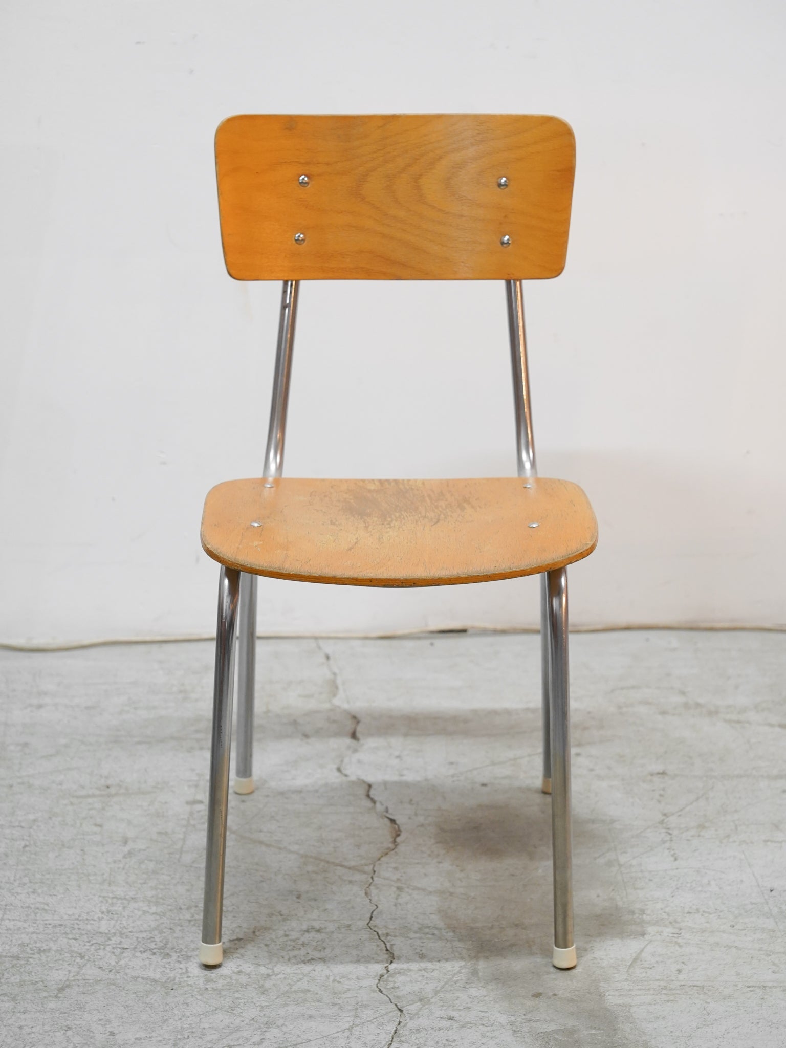 ウッド スクールチェア - 1960's , Czechoslovakia