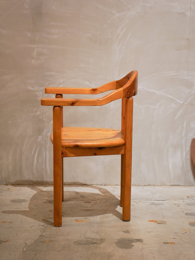 Hirtshals Savvaerk社 , Rainer Daumiller <br>パインウッド ダイニングチェア <br>1980's,Denmark<br>bob's box - ヴィンテージ SHARK ATTACK