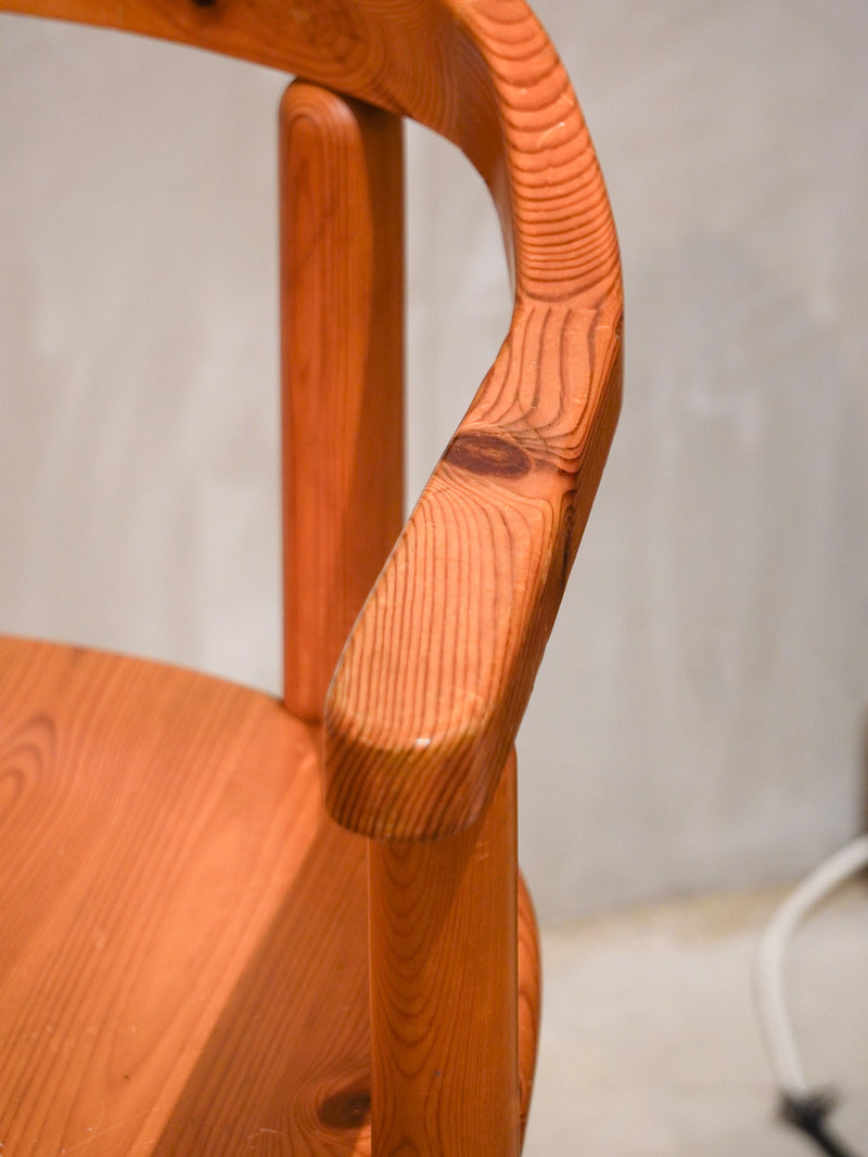 Hirtshals Savvaerk社 , Rainer Daumiller <br>パインウッド ダイニングチェア <br>1980's,Denmark<br>bob's box - ヴィンテージ SHARK ATTACK