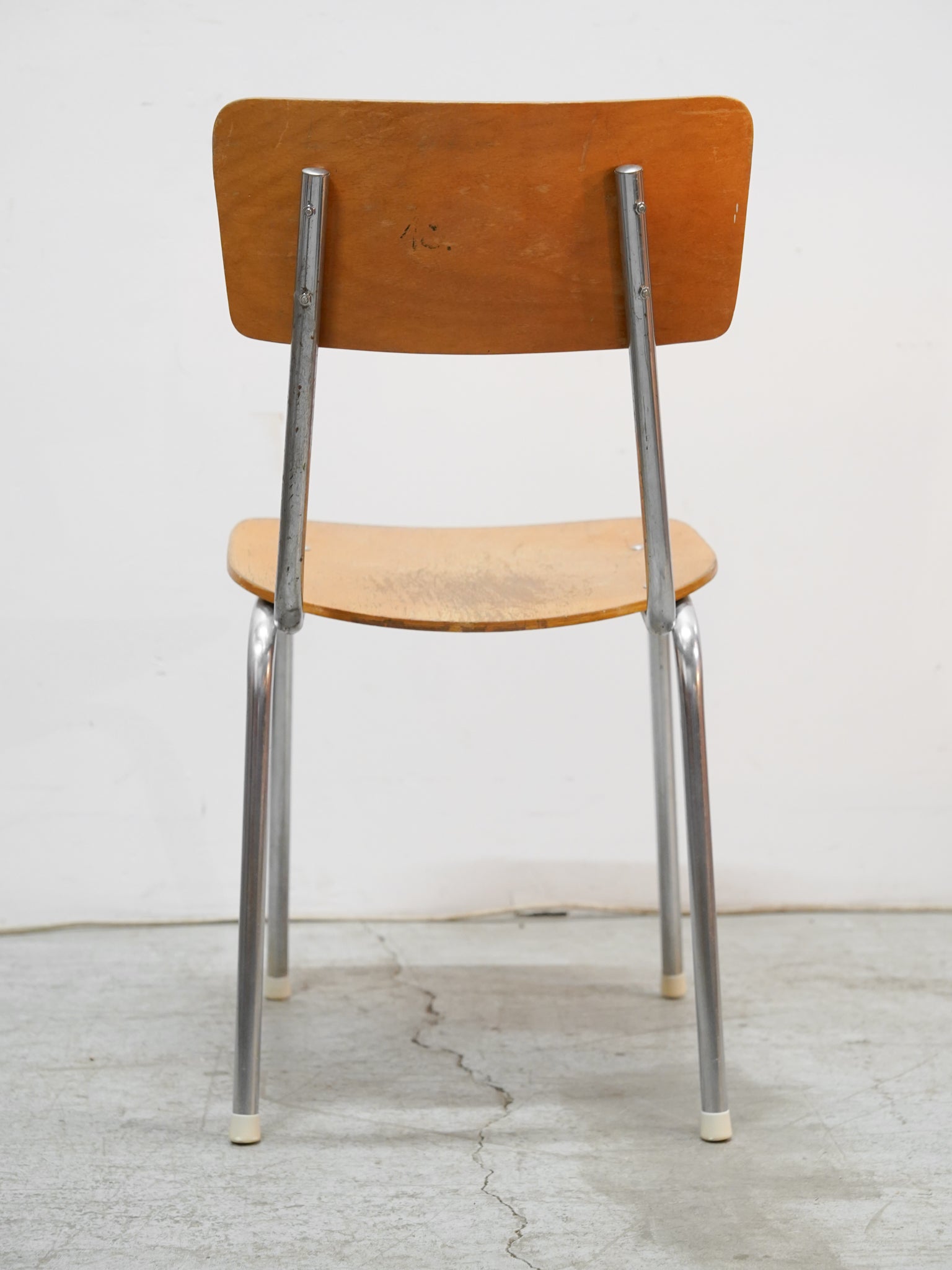ウッド スクールチェア - 1960's , Czechoslovakia