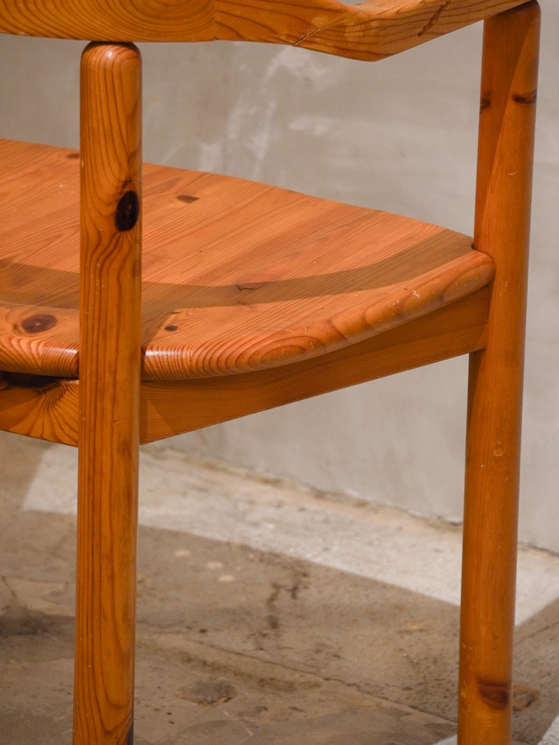 Hirtshals Savvaerk社 , Rainer Daumiller <br>パインウッド ダイニングチェア <br>1980's,Denmark<br>bob's box - ヴィンテージ SHARK ATTACK