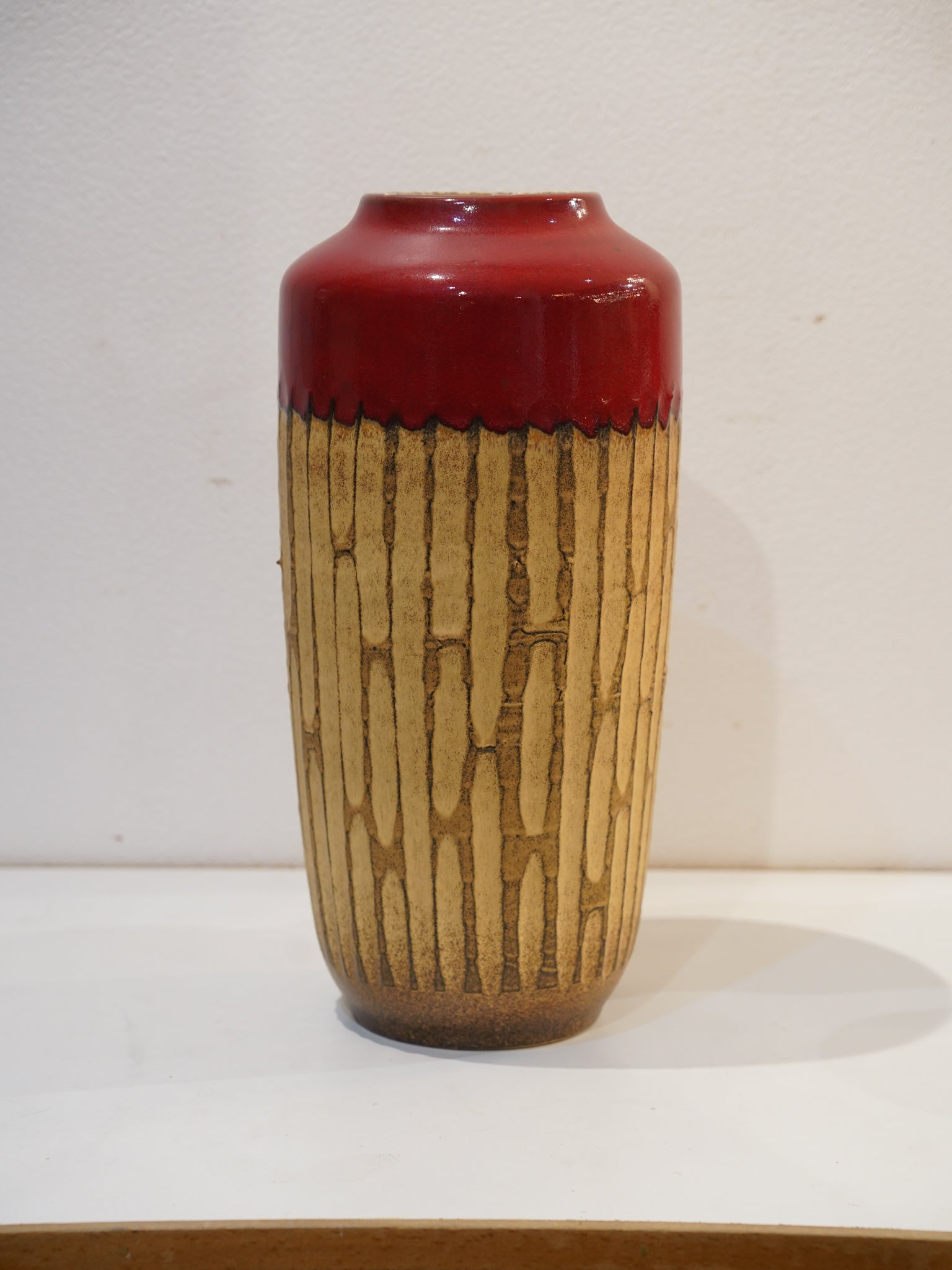 Scheurich 517/45 - Fat Lava セラミックフラワーベース - 1960's-1970's , West Germany - cerote antiques