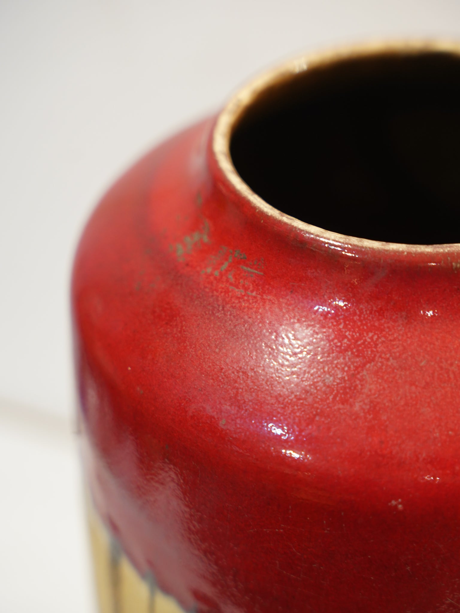 Scheurich 517/45 - Fat Lava セラミックフラワーベース - 1960's-1970's , West Germany - cerote antiques