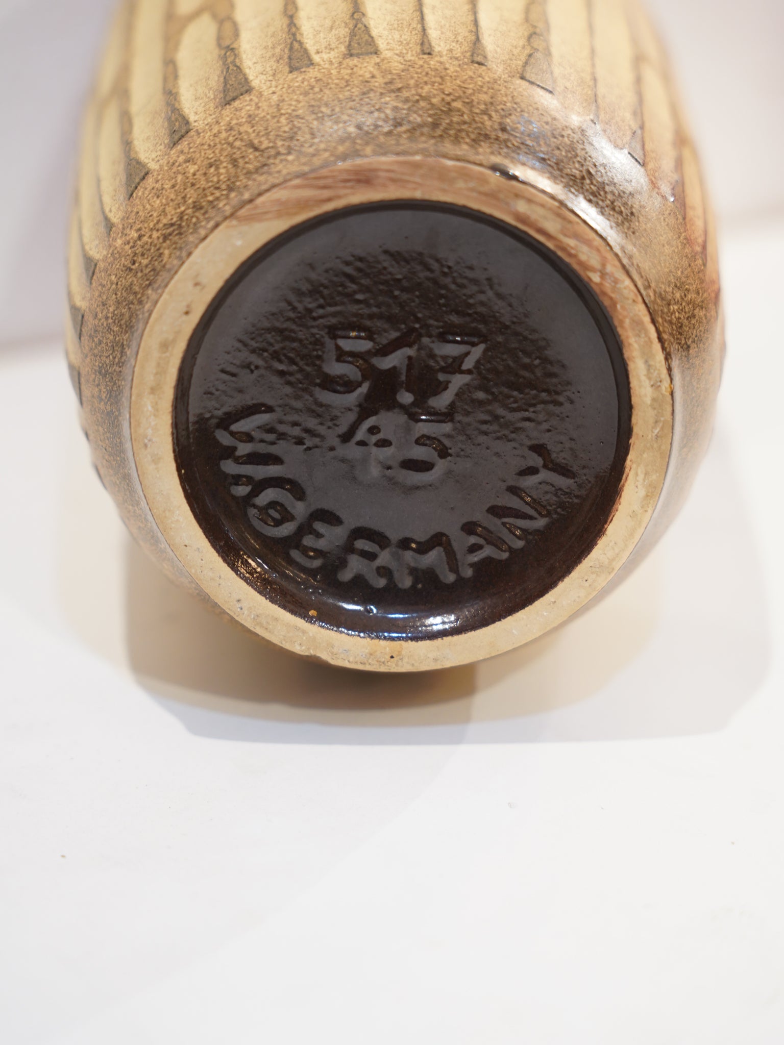Scheurich 517/45 - Fat Lava セラミックフラワーベース - 1960's-1970's , West Germany - cerote antiques