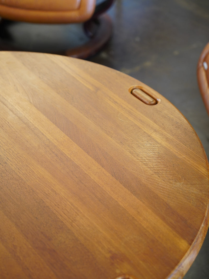 チークウッド ラウンドコーヒーテーブル <br> 大和店