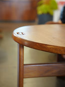 チークウッド ラウンドコーヒーテーブル <br> 大和店