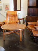 チークウッド ラウンドコーヒーテーブル <br> 大和店