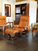 EKORNES <br> レザー リクライニングチェア オットマン付き <br> Norway <br> 大和店