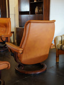 EKORNES <br> レザー リクライニングチェア オットマン付き <br> Norway <br> 大和店