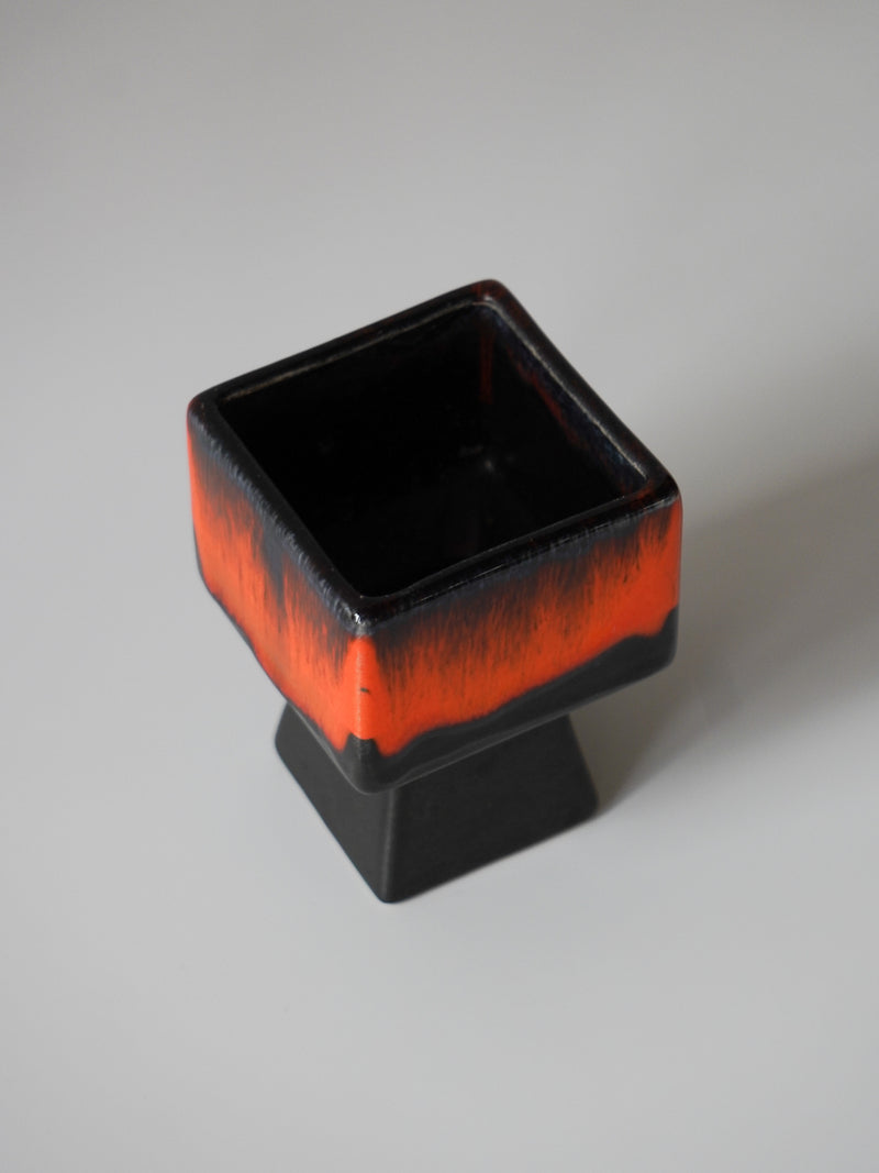 Fat Lava <br>セラミック フラワーベース <br>W Germany <br>bob's box - ヴィンテージ SHARK ATTACK