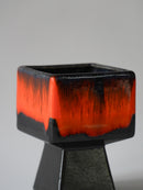 Fat Lava <br>セラミック フラワーベース <br>W Germany <br>bob's box - ヴィンテージ SHARK ATTACK