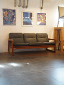 Holstebro Møbelfabrik <br> 3シーターレザーソファ <br> Denmark , 1960's  <br> 大和店