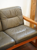 Holstebro Møbelfabrik <br> 3シーターレザーソファ <br> Denmark , 1960's  <br> 大和店