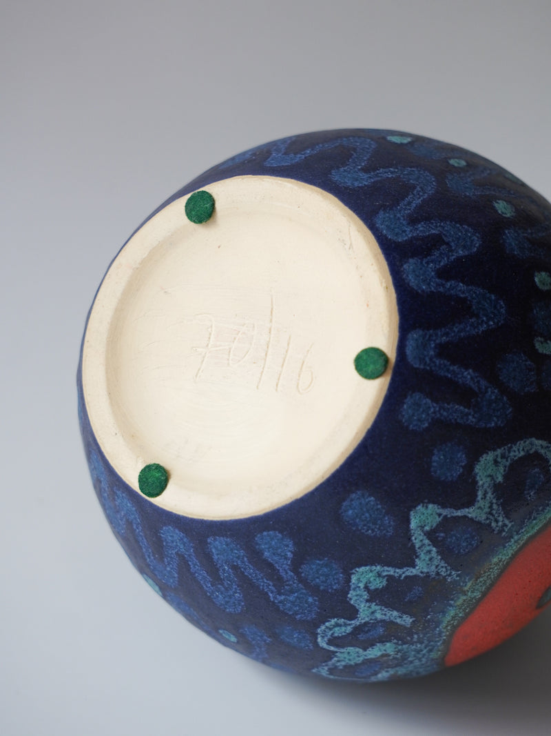 Silberdistel <br>セラミック フラワーベース <br>W Germany<br>bob's box - ヴィンテージ SHARK ATTACK