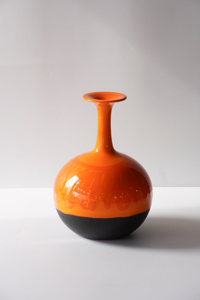 Hutschenreuther Renée Neue <br>Fat Lava <br>セラミック フラワーベース <br>1970's West Germany <br>bob's box - ヴィンテージ SHARK ATTACK