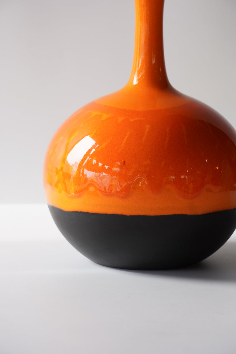 Hutschenreuther Renée Neue <br>Fat Lava <br>セラミック フラワーベース <br>1970's West Germany <br>bob's box - ヴィンテージ SHARK ATTACK