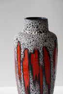 Scheurich LORA 517/30 <br>Fat Lava <br>セラミック フラワーベース <br>West Germany <br>bob's box - ヴィンテージ SHARK ATTACK