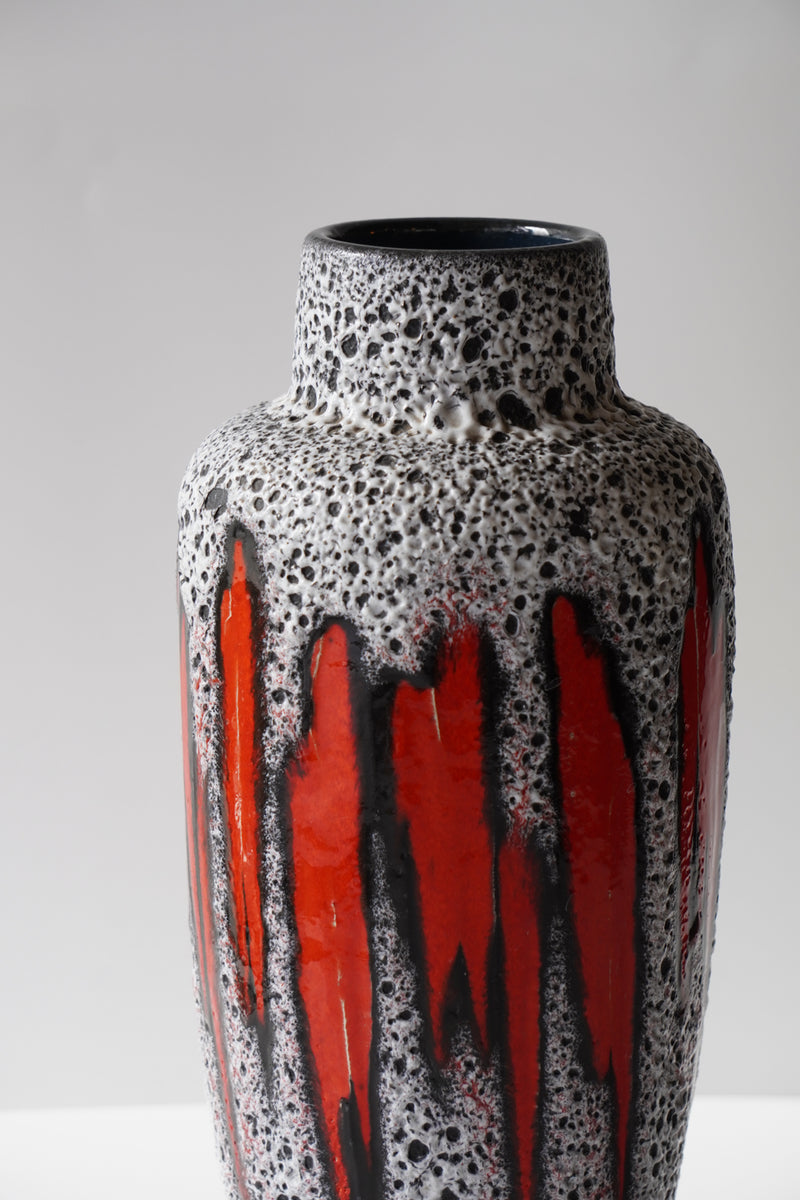 Scheurich LORA 517/30 <br>Fat Lava <br>セラミック フラワーベース <br>West Germany <br>bob's box - ヴィンテージ SHARK ATTACK