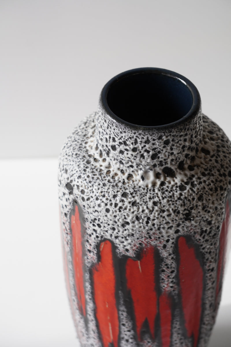 Scheurich LORA 517/30 <br>Fat Lava <br>セラミック フラワーベース <br>West Germany <br>bob's box - ヴィンテージ SHARK ATTACK