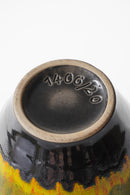 Übelacker Keramik 1406/20 <br>Fat Lava <br>セラミック フラワーベース <br>West Germany <br>bob's box - ヴィンテージ SHARK ATTACK