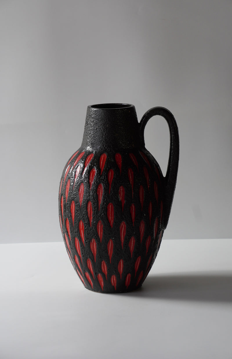 Scheurich 279/38<br>Fat Lava <br>セラミック フラワーベース <br> West Germany <br>bob's box - ヴィンテージ SHARK ATTACK