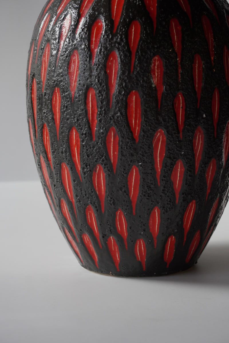 Scheurich 279/38<br>Fat Lava <br>セラミック フラワーベース <br> West Germany <br>bob's box - ヴィンテージ SHARK ATTACK