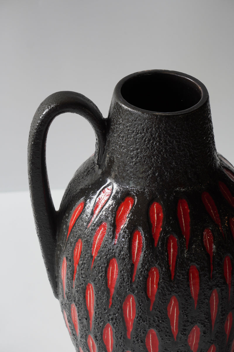 Scheurich 279/38<br>Fat Lava <br>セラミック フラワーベース <br> West Germany <br>bob's box - ヴィンテージ SHARK ATTACK