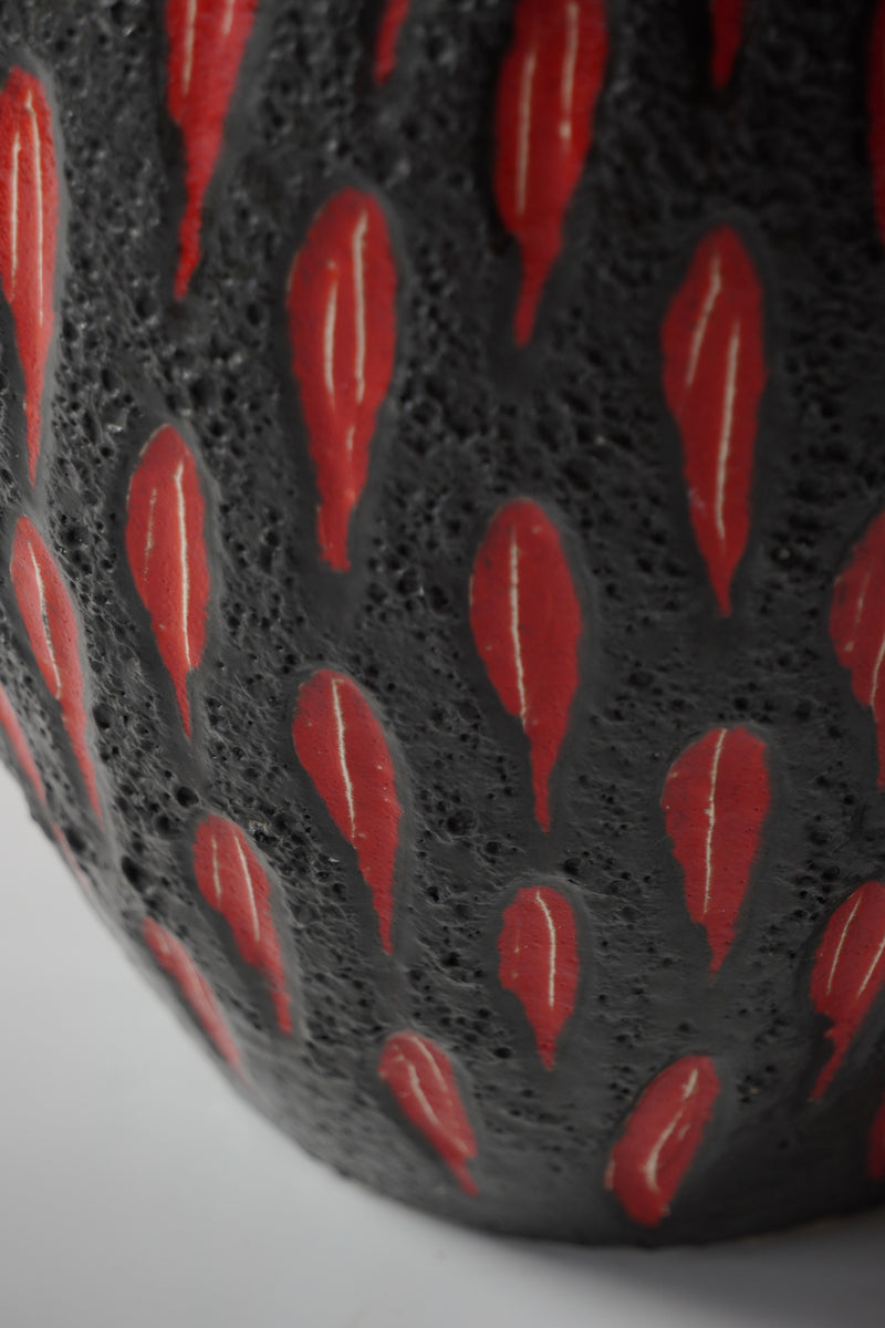 Scheurich 279/38<br>Fat Lava <br>セラミック フラワーベース <br> West Germany <br>bob's box - ヴィンテージ SHARK ATTACK