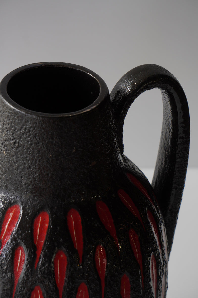 Scheurich 279/38<br>Fat Lava <br>セラミック フラワーベース <br> West Germany <br>bob's box - ヴィンテージ SHARK ATTACK