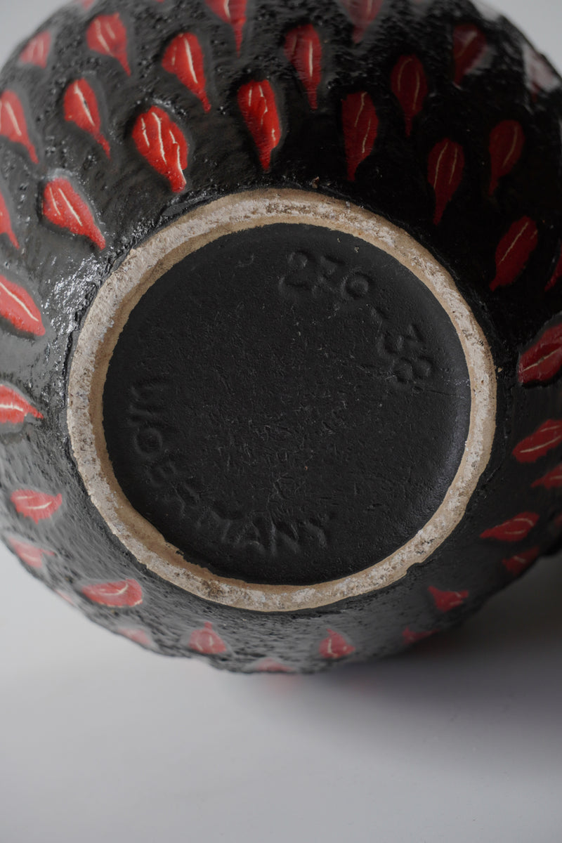 Scheurich 279/38<br>Fat Lava <br>セラミック フラワーベース <br> West Germany <br>bob's box - ヴィンテージ SHARK ATTACK