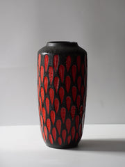 Scheurich 517/45<br>Fat Lava <br>セラミック フラワーベース <br> West Germany <br>bob's box - ヴィンテージ SHARK ATTACK