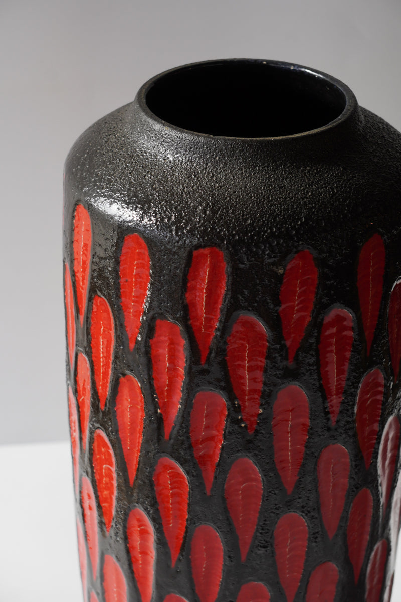 Scheurich 517/45<br>Fat Lava <br>セラミック フラワーベース <br> West Germany <br>bob's box - ヴィンテージ SHARK ATTACK