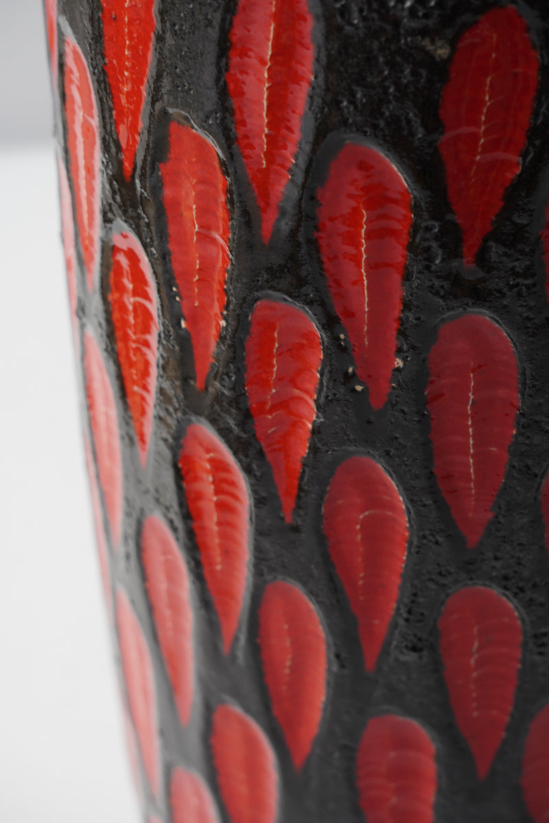 Scheurich 517/45<br>Fat Lava <br>セラミック フラワーベース <br> West Germany <br>bob's box - ヴィンテージ SHARK ATTACK