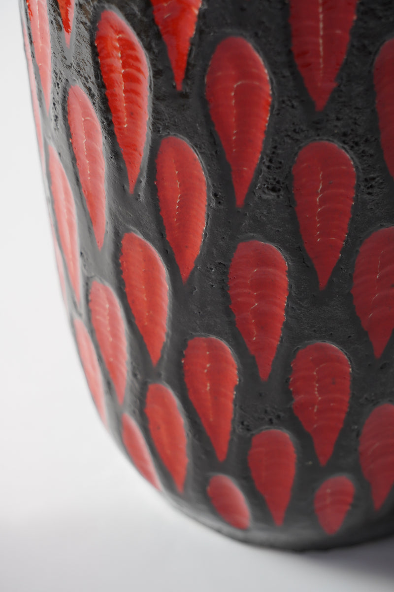 Scheurich 517/45<br>Fat Lava <br>セラミック フラワーベース <br> West Germany <br>bob's box - ヴィンテージ SHARK ATTACK