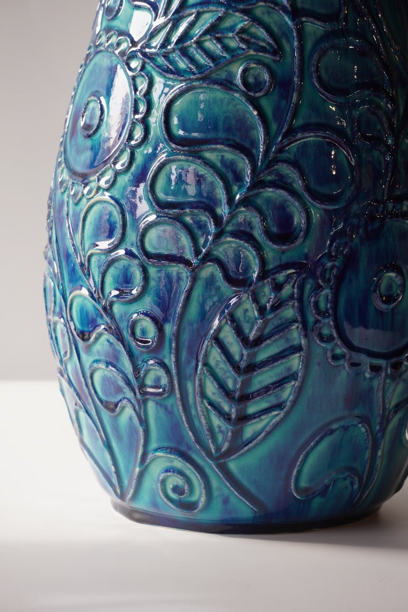 BAY , Bono Mans 72/50<br>Fat Lava <br>セラミック フラワーベース <br>1960's , West Germany <br>bob's box - ヴィンテージ SHARK ATTACK