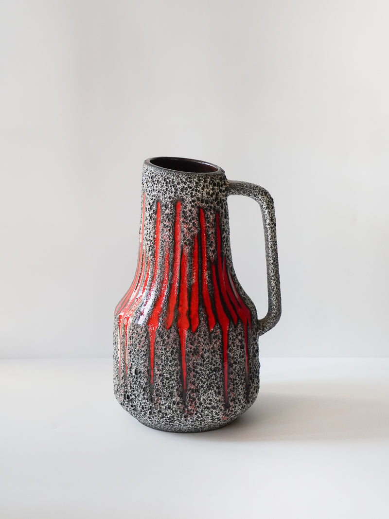 Scheurich LORA 408/40 <br>Fat Lava <br>セラミック フラワーベース <br> West Germany <br>bob's box - ヴィンテージ SHARK ATTACK