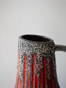 Scheurich LORA 408/40 <br>Fat Lava <br>セラミック フラワーベース <br> West Germany <br>bob's box - ヴィンテージ SHARK ATTACK