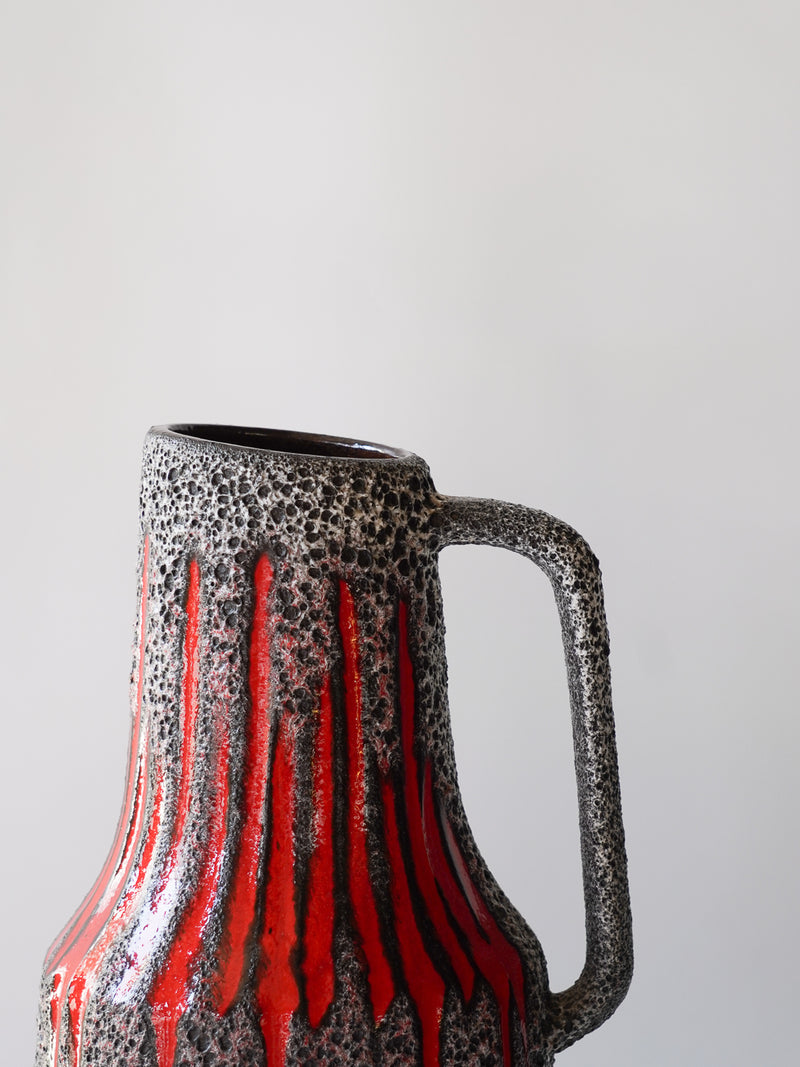 Scheurich LORA 408/40 <br>Fat Lava <br>セラミック フラワーベース <br> West Germany <br>bob's box - ヴィンテージ SHARK ATTACK