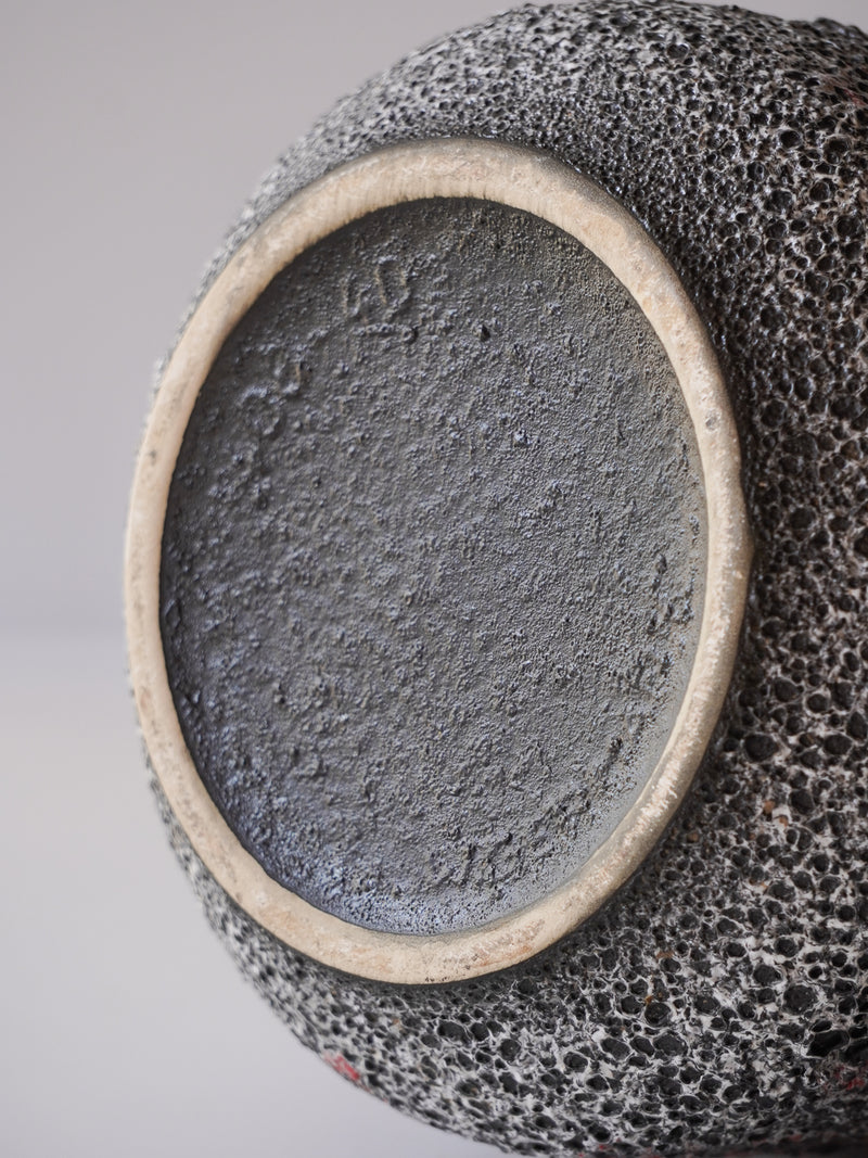 Scheurich LORA 408/40 <br>Fat Lava <br>セラミック フラワーベース <br> West Germany <br>bob's box - ヴィンテージ SHARK ATTACK