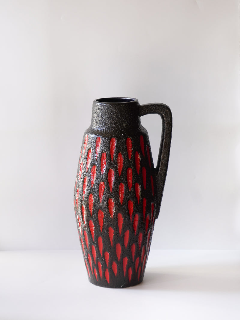 Scheurich <br>Fat Lava <br>セラミック フラワーベース <br> West Germany <br>bob's box - ヴィンテージ SHARK ATTACK