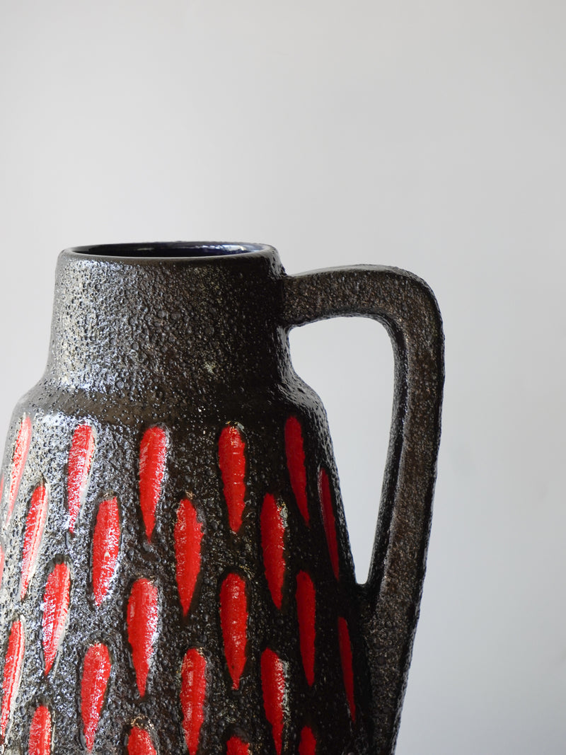 Scheurich <br>Fat Lava <br>セラミック フラワーベース <br> West Germany <br>bob's box - ヴィンテージ SHARK ATTACK